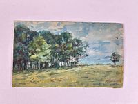 Full view of watercolour landscape