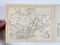 Folding map of Canada and other British Provinces