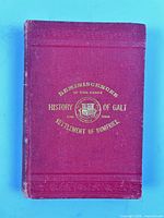 Front cover showing gilt title and burgundy cloth