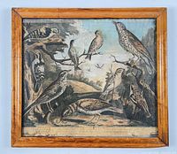 Front view of framed engraving showing full artwork and frame