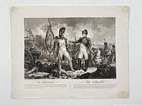 Full view of engraving with margins and titles visible