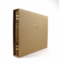 Book in slipcase standing upright
