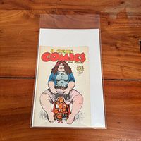 Front cover of R. Crumb comic in bag