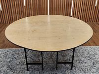 Top view showing full plywood surface and legs folded out