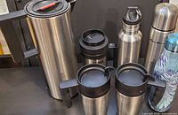 All drinkware grouped together for overview