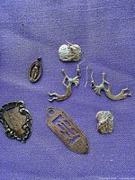 Group shot showing all seven jewelry pieces