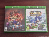 Front view of both game cases