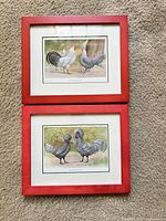Both framed prints front view