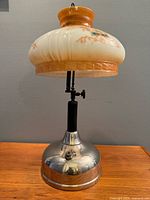 Full view of Coleman Quicklite lamp assembled with shade