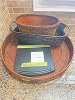 Group of three baskets and Handy Caddy