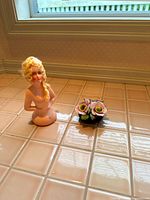 Front view of both items showing size comparison