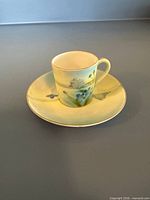 Nippon demitasse cup on matching saucer