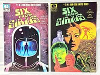 Front covers of both comic books