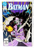 Front cover showing Batman logo, Joker artwork, DC emblem, issue details
