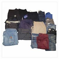 All 17 folded bottoms displayed