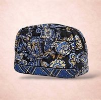 Front view of Vera Bradley Windsor Navy Lola Satchel
