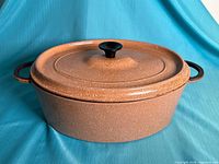Lidded Dutch oven, exterior view