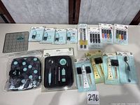 Entire lot overview displayed on table