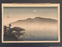 full view of Kawase Hasui woodblock print