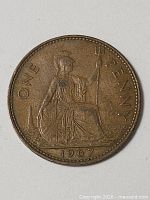 Full view of reverse showing Britannia and date 1967