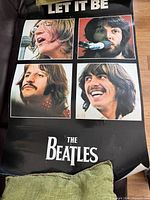 Full view of Beatles Let It Be poster showing complete design