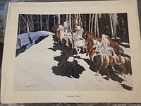 Full view of the lithograph including borders