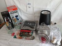 Group shot showing all items including boxes and accessories