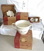 All boxed Longaberger Woven Traditions items, group view