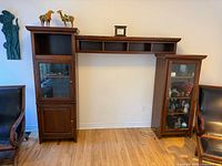 Full view of modular entertainment unit assembled