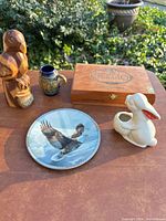 Group shot of all five items on surface