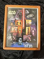 Framed 8x10 sheet of fifteen Star Wars 41¢ stamps