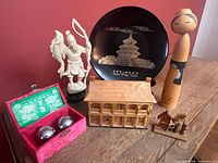 Group view of all six items in lot