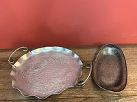 Both tray and oval dish side by side