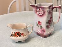 Both serving pieces side by side for scale and style comparison