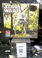 Front of sealed AT-ST Walker model kit box