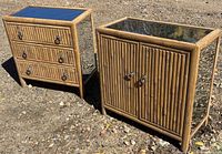 Chest and cabinet side by side showing overall design