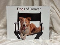 Front cover showing title and dog on chair