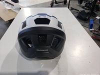 Rear underside view displaying RockBros logo and venting