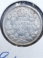 Reverse showing crown, denomination, date within wreath