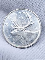 Reverse showing caribou and date 1978