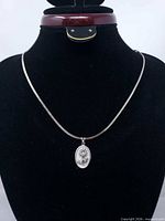 Full necklace on display bust