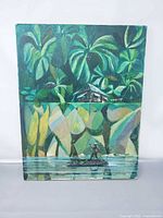 Front view of painting showing full composition