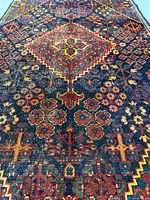 Angle view highlighting colours and texture