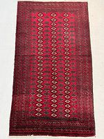 Full view of Turkman rug