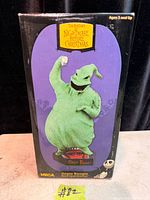 Front view of boxed Oogie Boogie figure