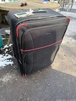 Full view of Jetstream suitcase standing upright