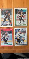 Fronts of all four Jaromir Jagr cards