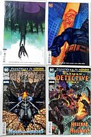 Group shot of four Detective Comics issues (#996 variant, #997 variant, #997 standard, #998 standard)