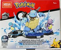 Front of sealed Mega Construx Pokémon Squirtle Evolution Set box