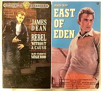 Front covers of both VHS sleeves